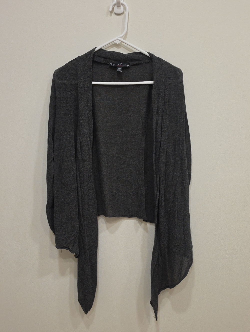 French Laundry Dark Grey Open-Front Women's Cardigan